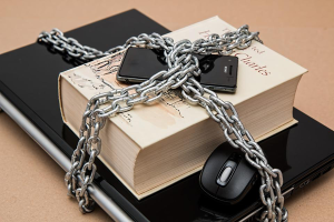chain around computer