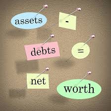 assets debts net worth